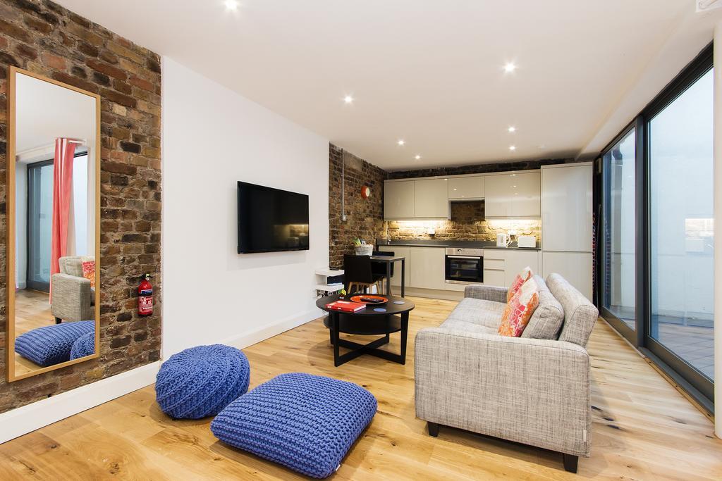 런던 Crashpads Shoreditch Loft With Private Courtyard 아파트 외부 사진